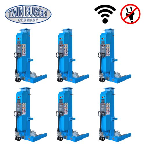 HGV-lift Battery-powered and wireless - Set of 6 – 48 t – TW580W-6