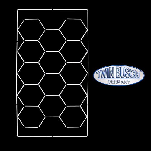LED workstation luminaire TWLED-W in honeycomb design