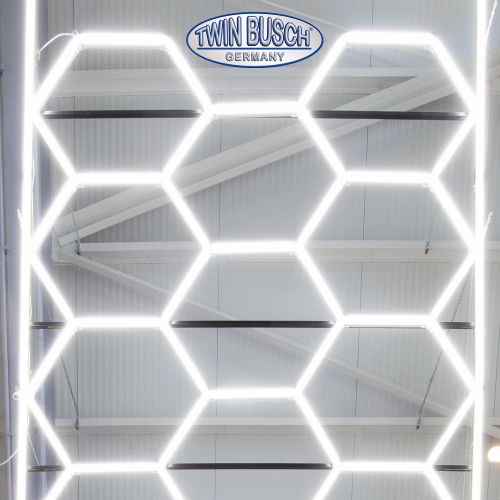 LED workstation luminaire TWLED-W in honeycomb design