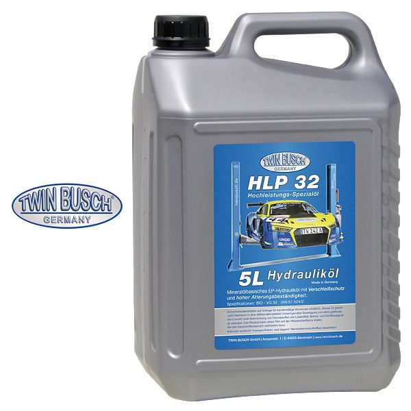 Original Twin Busch Hydraulic Oil HLP32 - 5 Liter