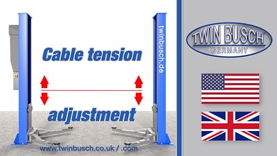 Cable tension adjustment