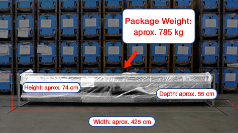 Shipping dimensions and weight