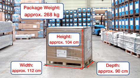 Shipping dimensions and weigh